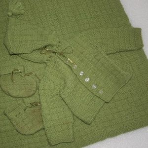 vintage baby knitwear